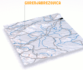 3d view of Gorenja Brezovica