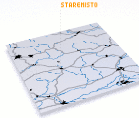 3d view of Staré Místo