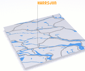 3d view of Harrsjön