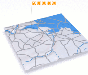 3d view of Gounou Hobo