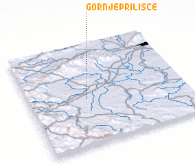 3d view of Gornje Prilišće