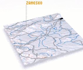 3d view of Zameško