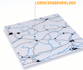 3d view of Lomnice nad Popelkou