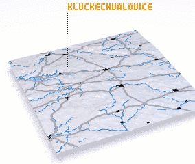 3d view of Klucké Chvalovice