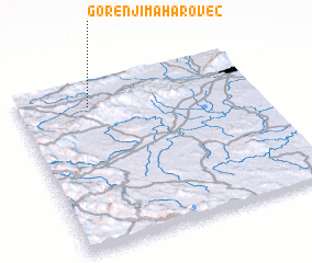 3d view of Gorenji Maharovec