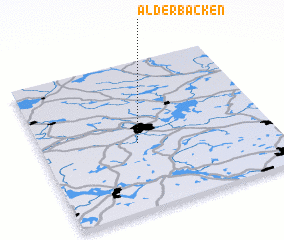 3d view of Alderbäcken