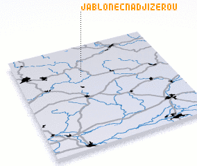 3d view of Jablonec nad Jizerou