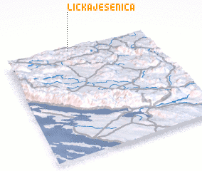 3d view of Lička Jesenica