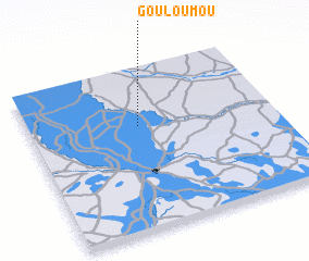 3d view of Gouloumou