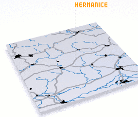 3d view of Heřmanice