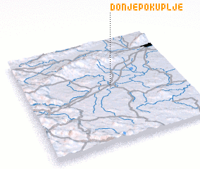 3d view of Donje Pokuplje