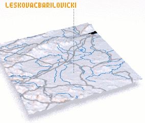 3d view of Leskovac Barilovički