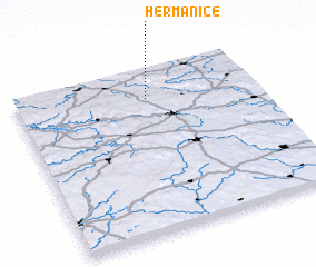 3d view of Heřmanice