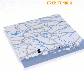 3d view of Eremitemåla