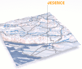 3d view of Jesenice