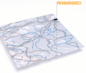 3d view of Prodanovići