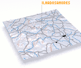 3d view of Ilha dos Amores