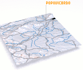 3d view of Popović Brdo