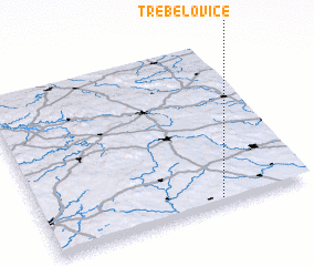 3d view of Třebelovice