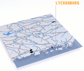 3d view of Lyckeåborg