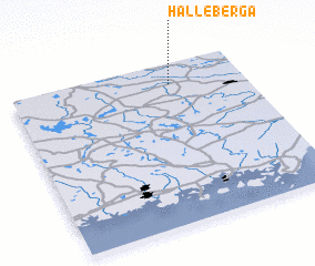 3d view of Hälleberga