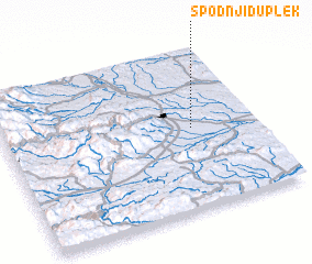 3d view of Spodnji Duplek