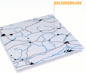 3d view of Dolní Nemojov