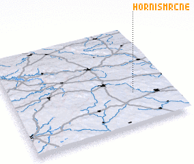 3d view of Horní Smrčné