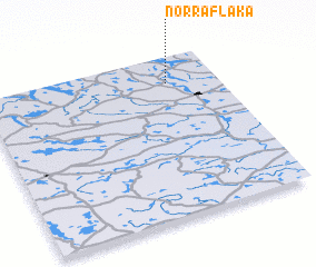 3d view of Norra Flaka