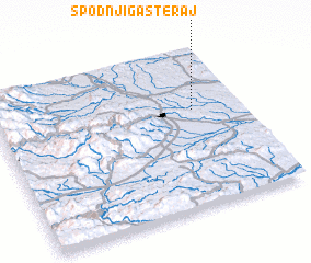 3d view of Spodnji Gasteraj