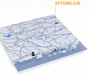 3d view of Östra Alsjö