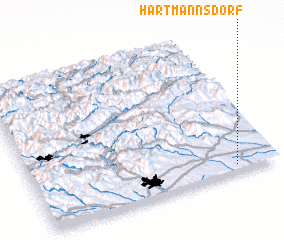 3d view of Hartmannsdorf