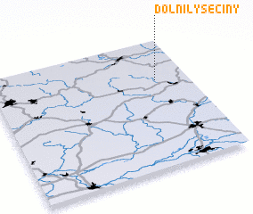 3d view of Dolní Lysečiny