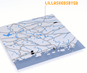 3d view of Lilla Skedsbygd