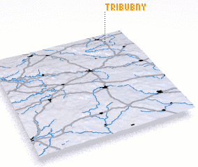 3d view of Tři Bubny