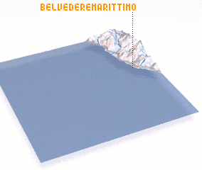 3d view of Belvedere Marittimo