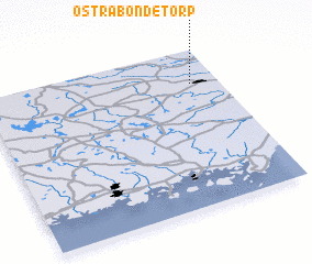 3d view of Östra Bondetorp