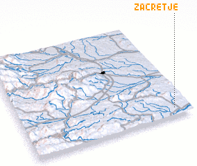 3d view of Začretje