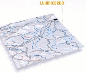 3d view of Lukinić Brdo