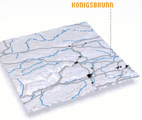 3d view of Königsbrunn