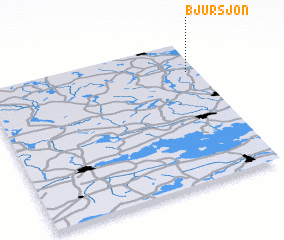 3d view of Bjursjön