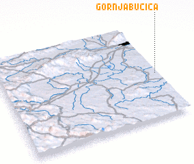 3d view of Gornja Bučica