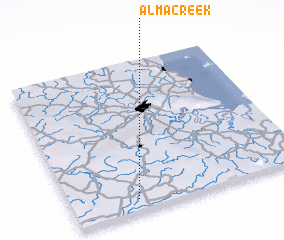 3d view of Alma Creek