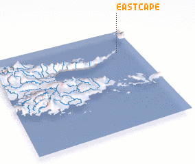 3d view of East Cape
