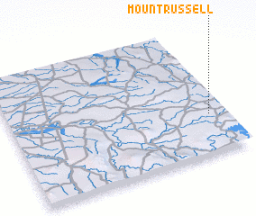 3d view of Mount Russell