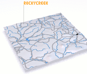 3d view of Rocky Creek