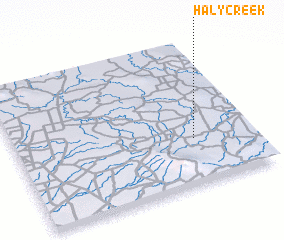 3d view of Haly Creek