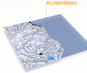 3d view of McLeans Ridges