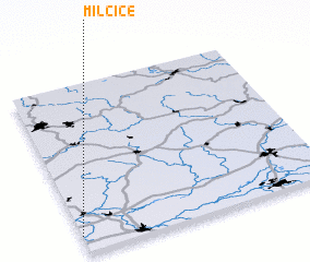 3d view of Milčice