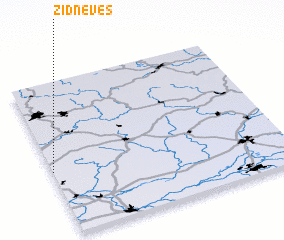 3d view of Židněves